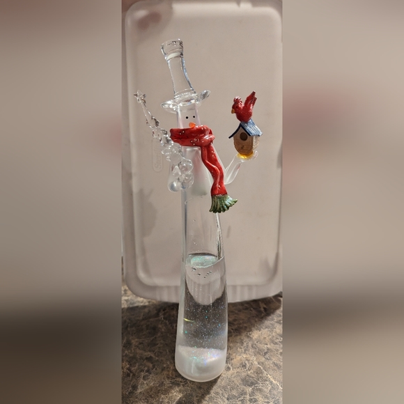 Tall Snowglobe Snowman NEW - Picture 1 of 7